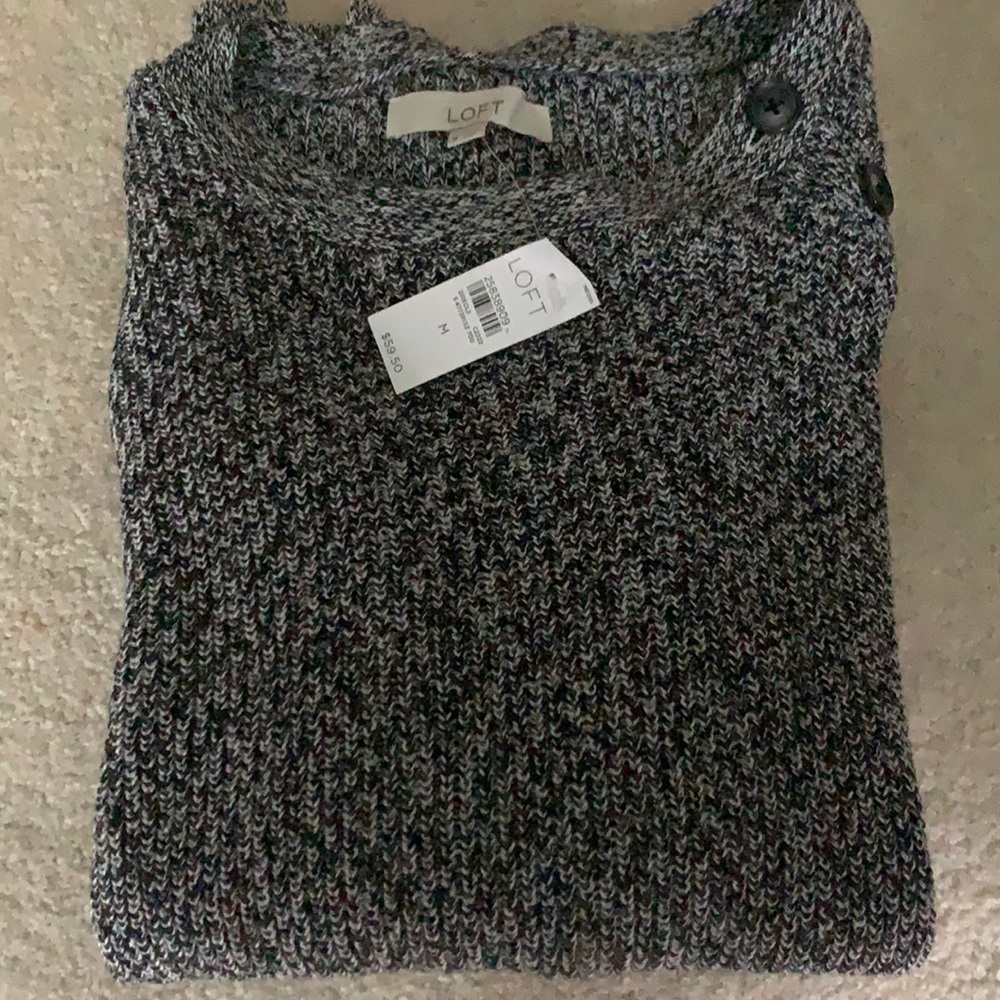 NWT loft cotton sweater